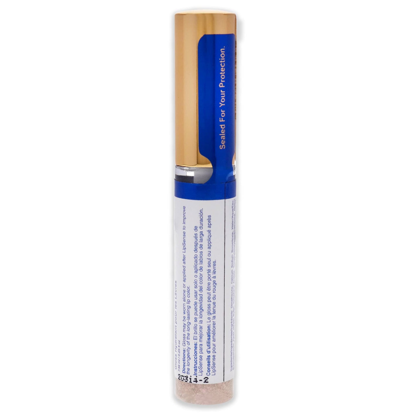 SeneGence LipSense Moisturizing Gloss, Pink Glitter, 0.25 Oz, Sheer Lip Gloss, Long-Lasting Shine, Hydrating Formula with Shea Butter and Vitamin E