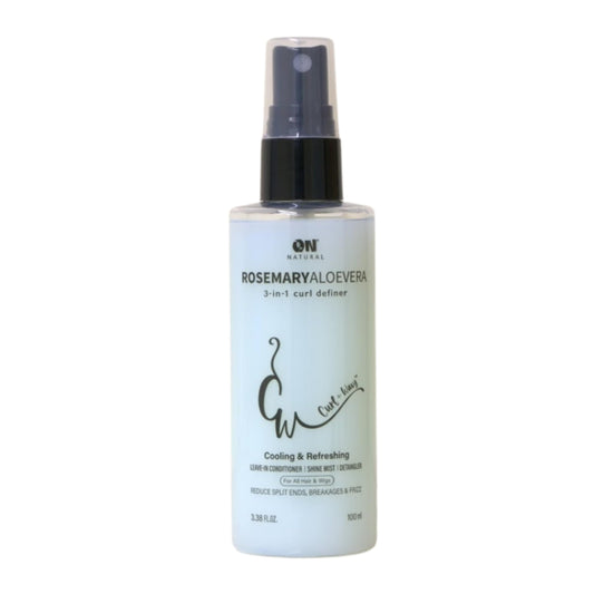 On Natural Curl-N-Wavy 3-in-1 Curl Definer (3.4 OZ, Rosemary Aloe Vera)