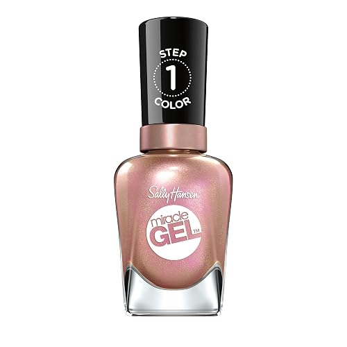 Sally Hansen Miracle Gel Salon Quality Nail Polish | Gel-Like Formula, Two-Step System, No UV Light Needed, Long Lasting | Opaque, Shimmer | 174 Beauty & Personal Care Sally Hansen