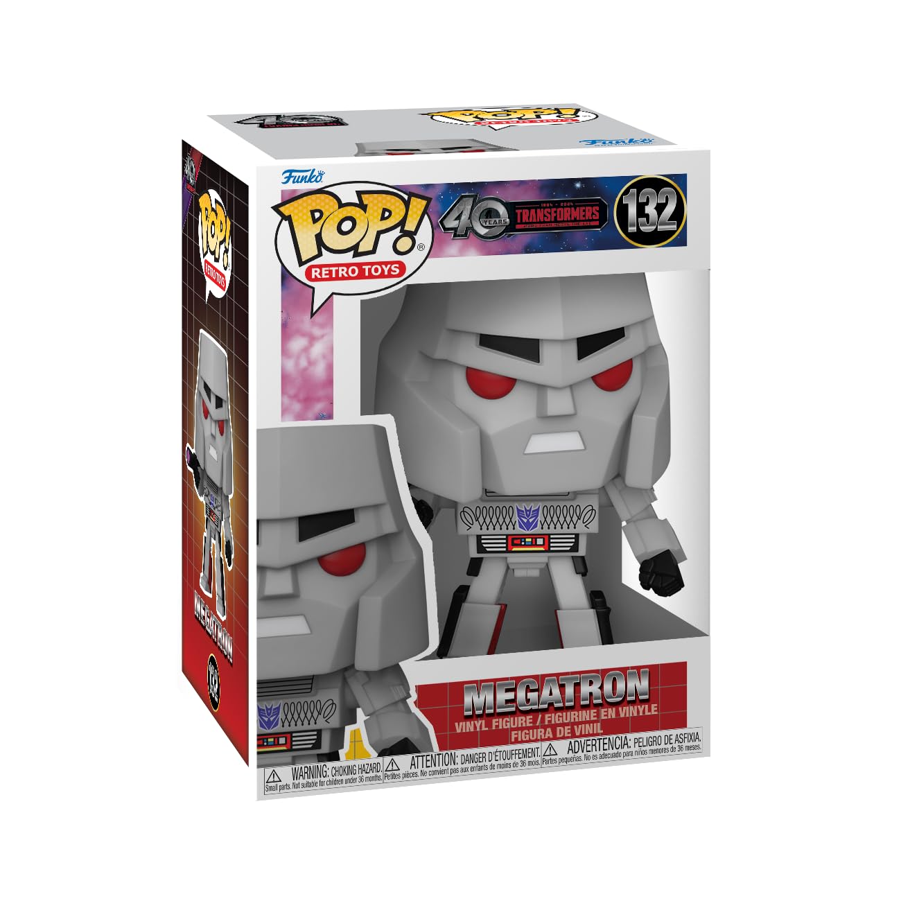 Funko Pop Retro Toys: Transformers: Generation 1-40th Anniversary, Megatron - Collectable Vinyl Figure - Gift Idea - Official Merchandise - Toys…