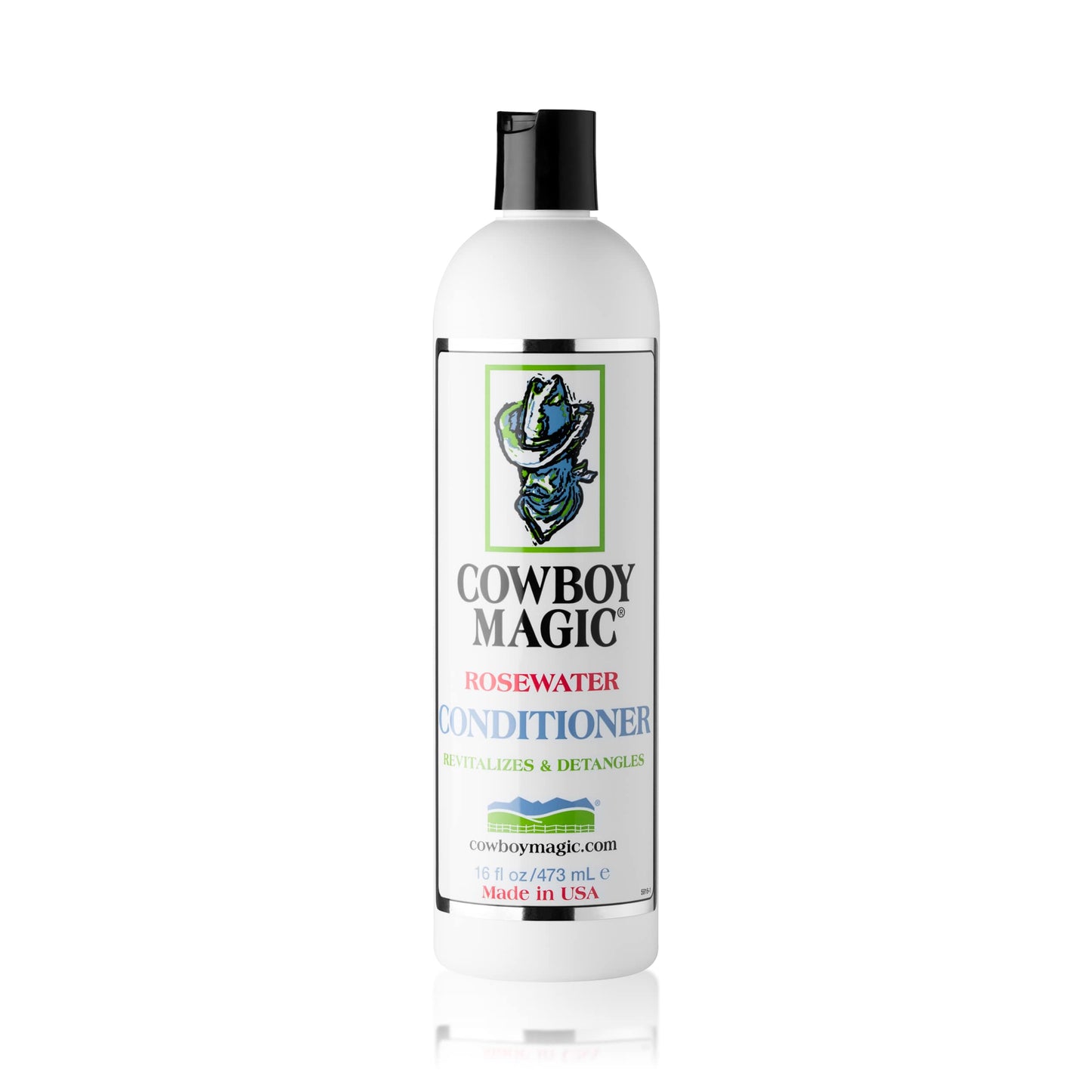 Cowboy Magic Shampoo + Conditioner + Detangler & Shine 16 Ounce each With Silk Panthenol and Honey Great For Horse, Humans, And Dogs Too Silky Coats