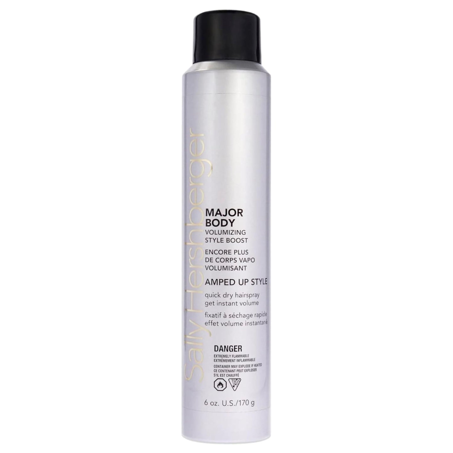 SALLY HERSHBERGER Major Body Volumizing Style Boost Hair Spray for Men & Women - Strong Hold Hairspray for Unisex - Adds Intense Volume & Shine - All