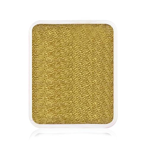 Kraze FX Face Paint Palette Refill - Gold Face Paint (6 gm) - Hypoallergenic, Non-Toxic, Water Activated Professional Face & Body Painting Makeup