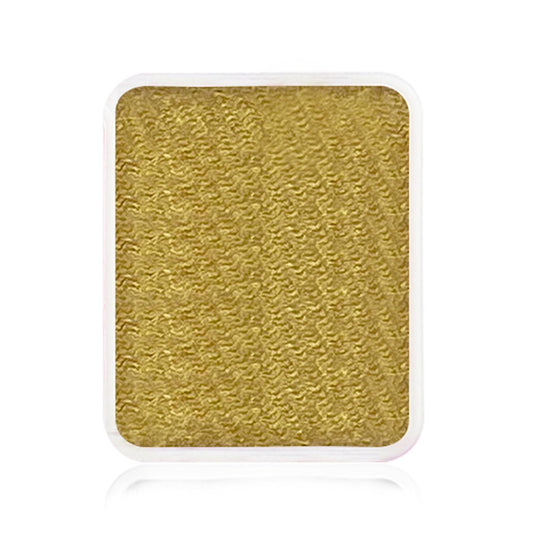Kraze FX Face Paint Palette Refill - Gold Face Paint (6 gm) - Hypoallergenic, Non-Toxic, Water Activated Professional Face & Body Painting Makeup
