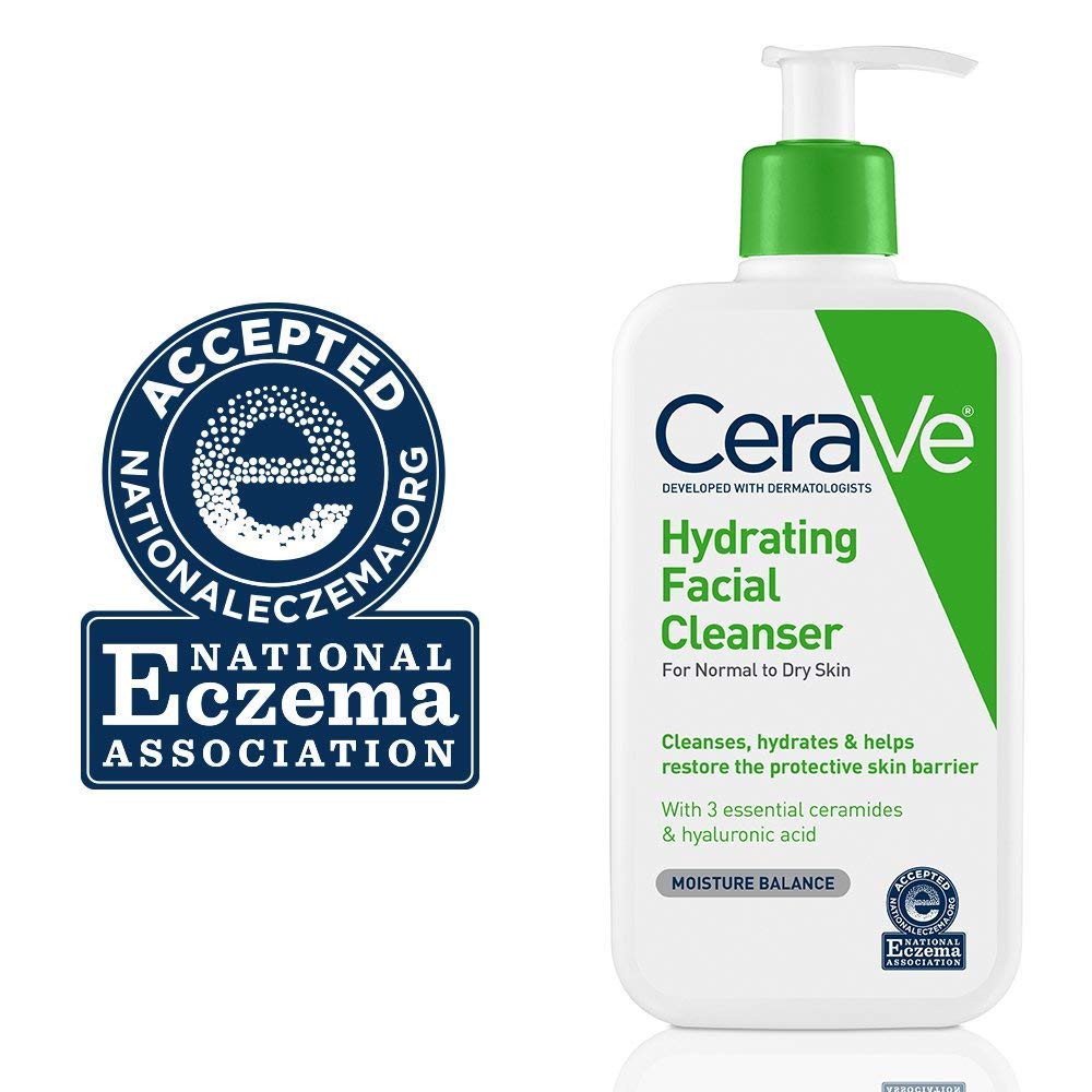 CeraVe Hydrating Facial Cleanser, 12 Fluid Ounce
