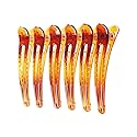 12PCS Plastic Duck Bill Teeth Hair Clips Non Slip band Clips Alligator Bows Hair Clips Professional Hairdressing Salon Hair Barrettes For Hair Styling