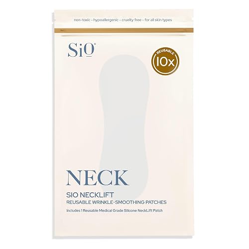 SiO Beauty NeckLift - Neckline Anti-Wrinkle Patch - Overnight Smoothing Silicone Patches For Neck Wrinkles, Fine Lines And Turkey Neck