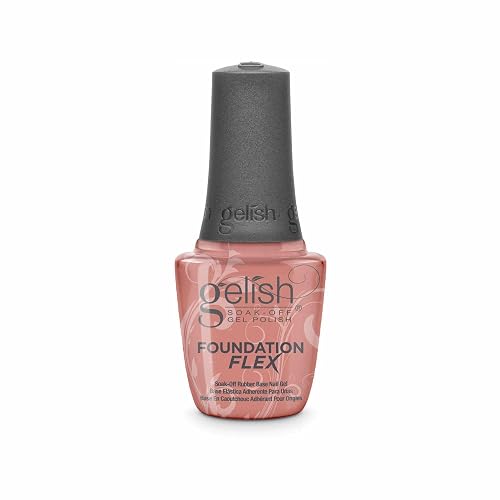 Gelish Foundation Flex UV/LED Soak-Off Rubber Base Gel Nail - Cover Beige, 15mL Beauty & Personal Care Gelish