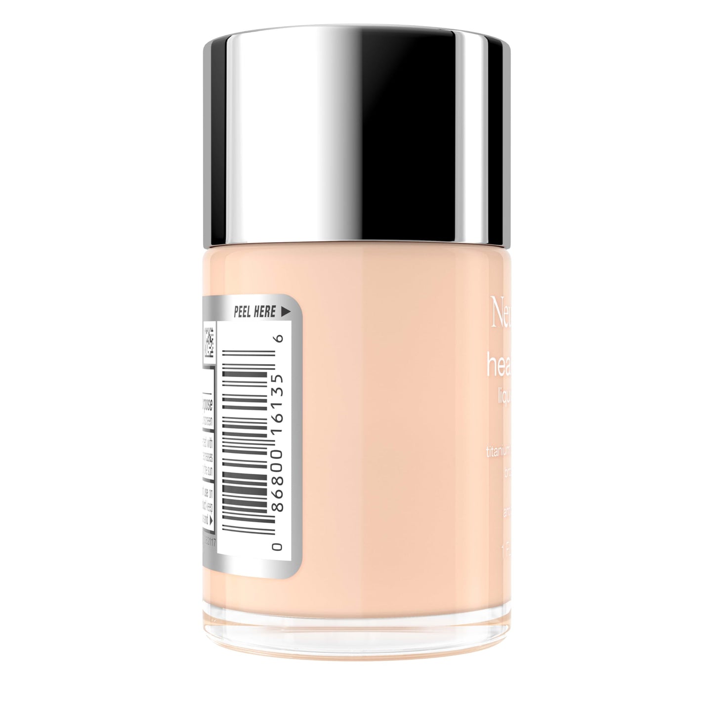 Neutrogena Healthy Skin Liquid Foundation Makeup Broad Spectrum SPF 20 Sunscreen, Medium Coverage, Vit B5, Antioxidants, All Day Wear, Cool Porcelain