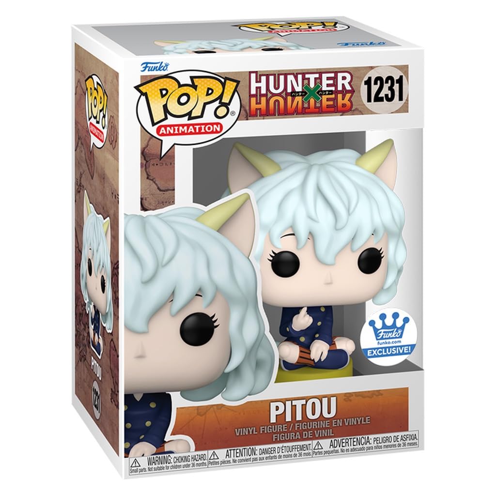 Funko Pop Hunter X Hunter Pitou Shop Exclusive: Pitou, White, Chibi Realistic, Glossy, 3.75 Inches