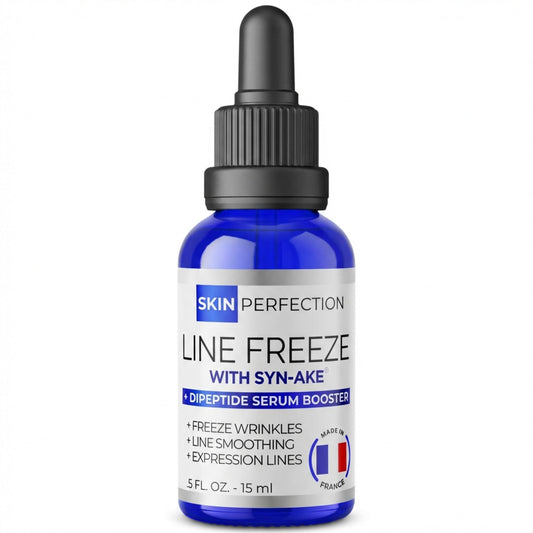 Skin Perfection Syn-AKE Freeze Wrinkles Peptide DIY Anti-Aging Skincare Booster Smooth Firm Vertical Expression Lines Between the Eyebrows the 11's .5