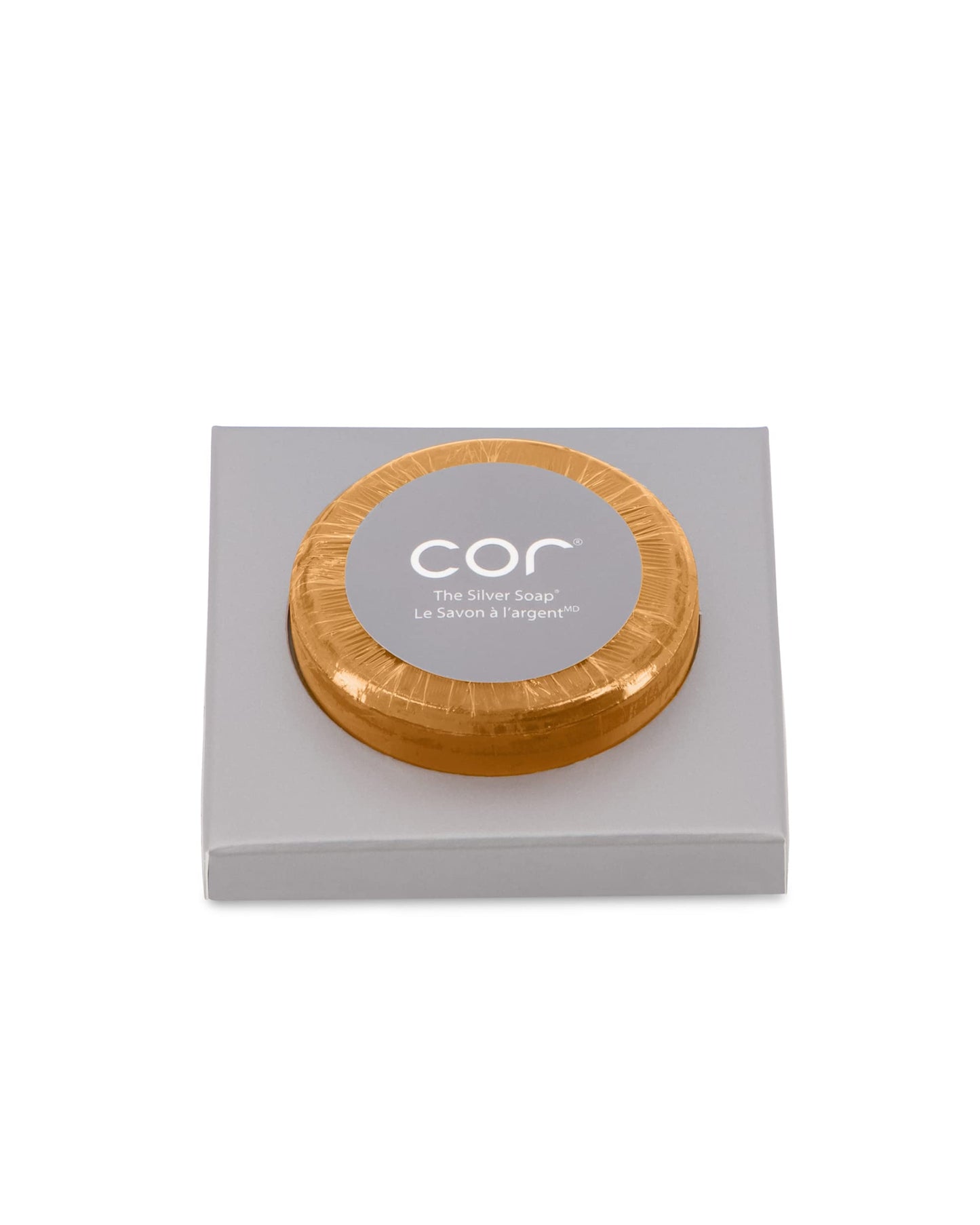 Cor Colloidal Silver Soap Bar, Simple Face Soap for Hydrating and Deep Cleansing Sensitive and Acne-Prone Skin, Natural Soap Bar with Colloidal Silver