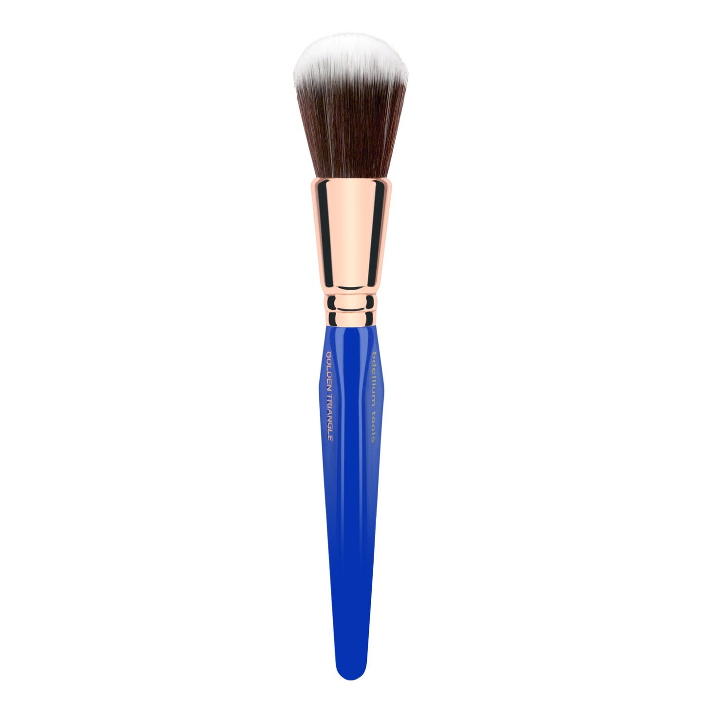 Bdellium Tools Professional Makeup Brush - Golden Triangle 958 Duo Fibre Powder Blending - With All Vegan and Soft Synthetic Fibers, For Blending