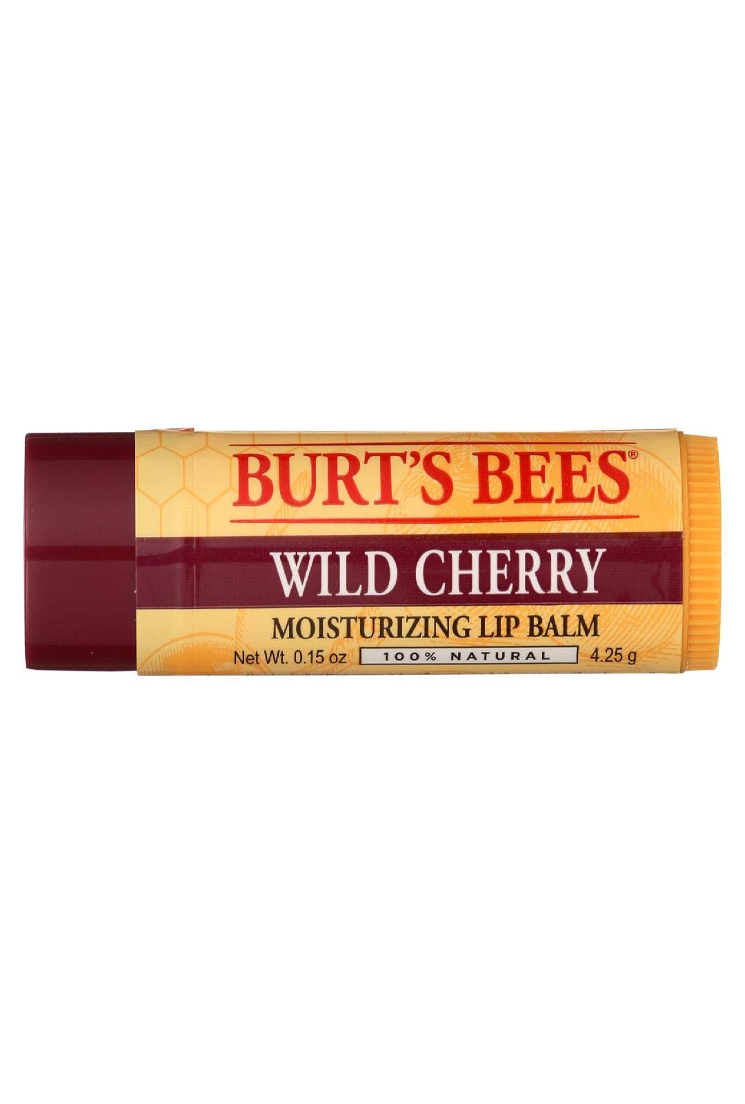 Burt's Bees Lip Balm, Wild Cherry, 0.15 Ounces each (Value Pack of 12)