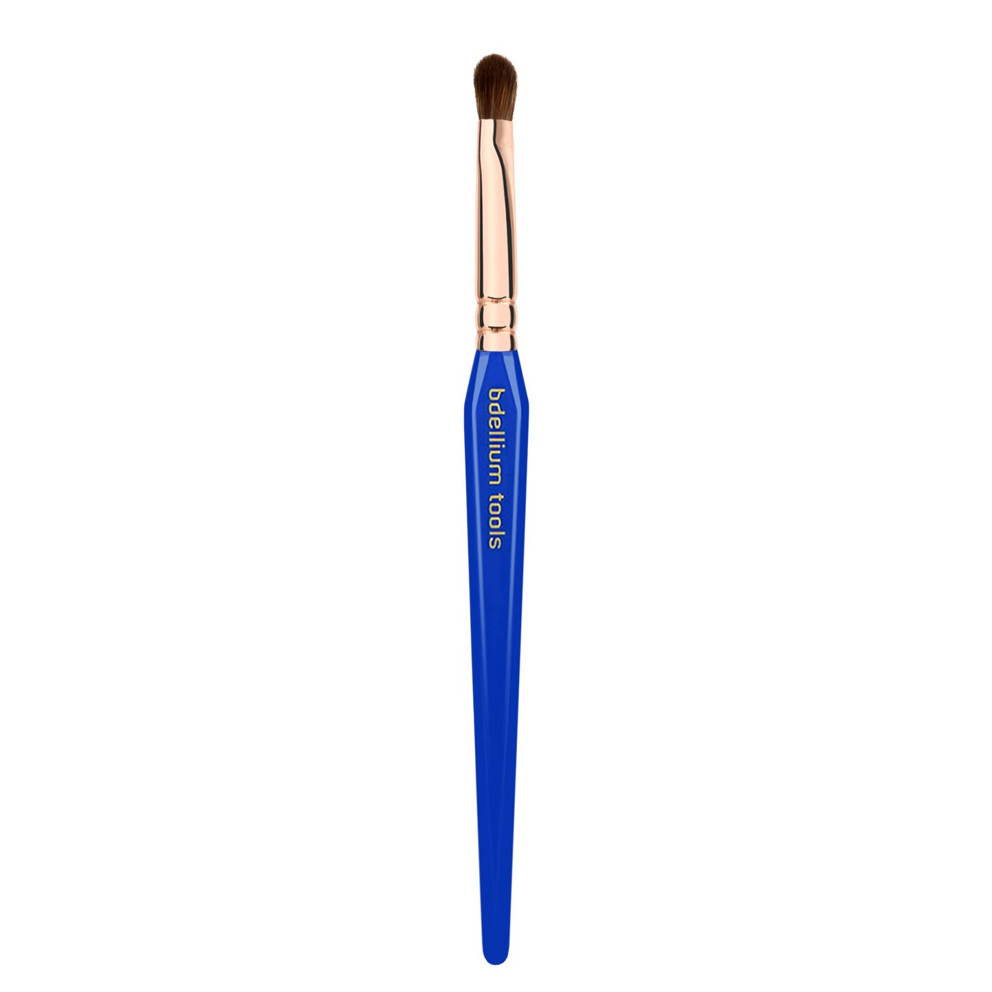 Bdellium Tools Professional Makeup Brush - Golden Triangle 777 Shadow - With All Vegan and Soft Synthetic Fibers, For Applying Shadow (Blue, 1pc)
