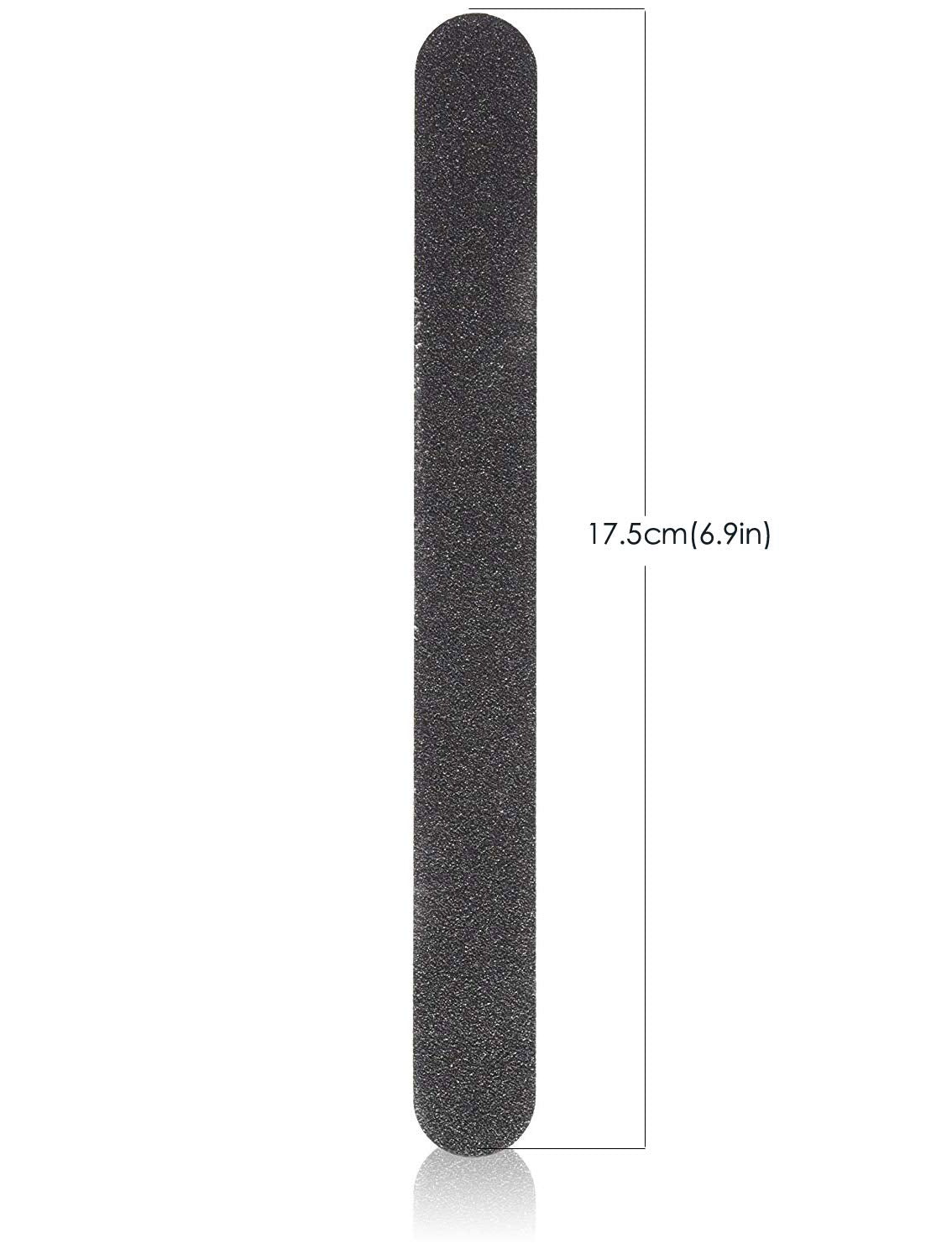 Nail File 21ct 100/180 Grit Emery Board Filer for Acrylic/Natural Fingernail