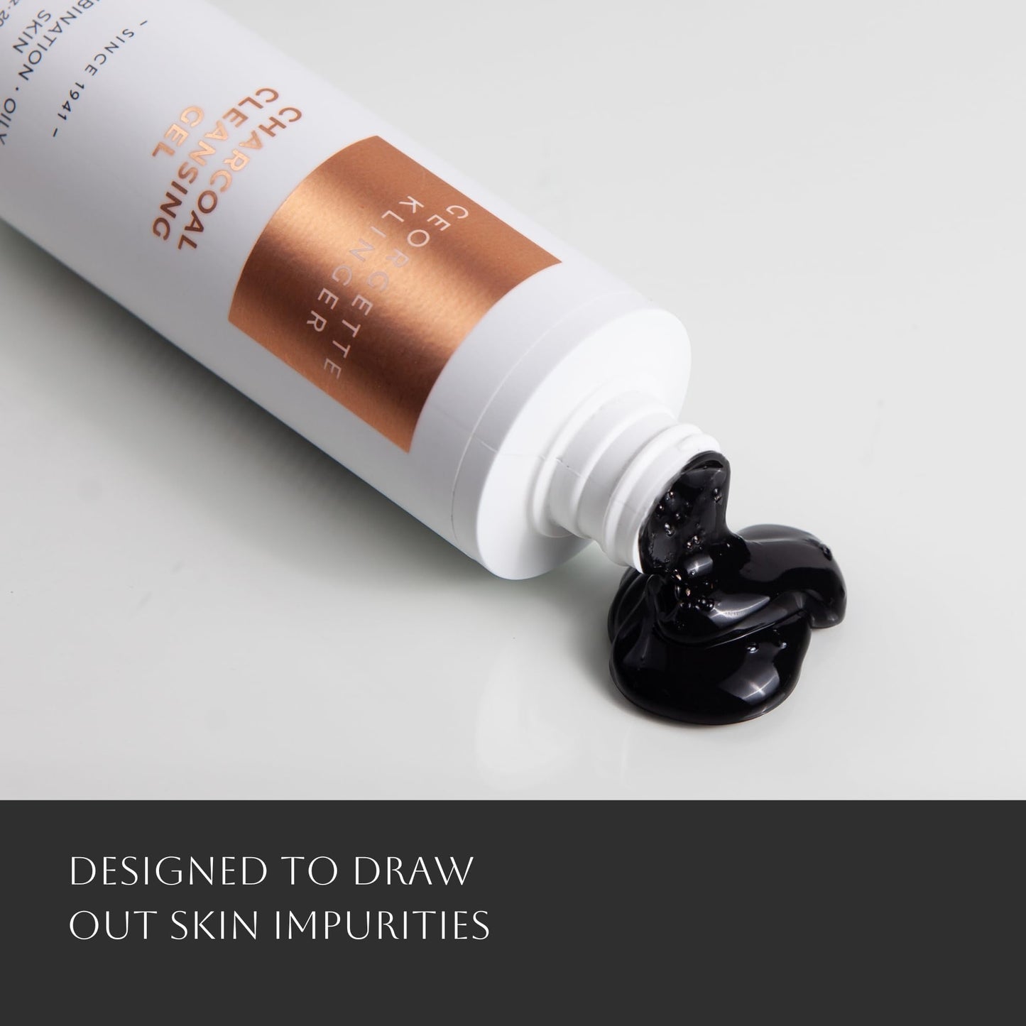 Georgette Klinger Charcoal Cleansing Gel - Gentle Foaming Face Wash: Deep Cleansing, Tightens Pore, Draws Out Dirt & Oil, Oil-Control, Energizing
