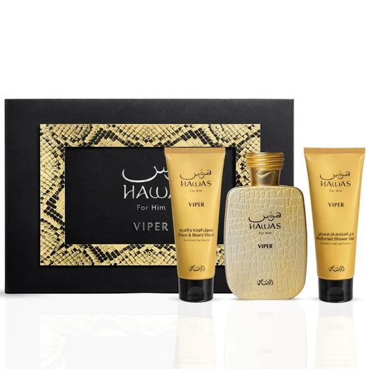 RASASI Hawas Viper 3-Piece Perfume Gift Set Beauty & Personal Care RASASI