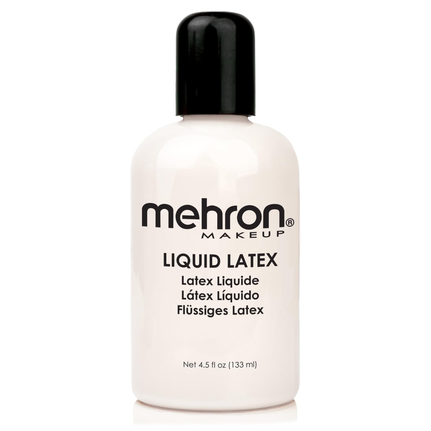 Mehron Makeup Liquid Latex | SFX | Halloween Latex Makeup | Glue for Skin | Prosthetic Glue 4.5 fl oz (133 ml) (Clear) | Made in the USA