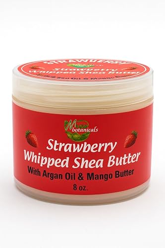 Mine Botanicals Strawberry Whipped Shea Butter With Argan Oil & Mango Butter