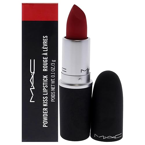 MAC Powder Kiss Lipstick - 929 You Re Buggin Lady Lipstick Women 0.1 oz