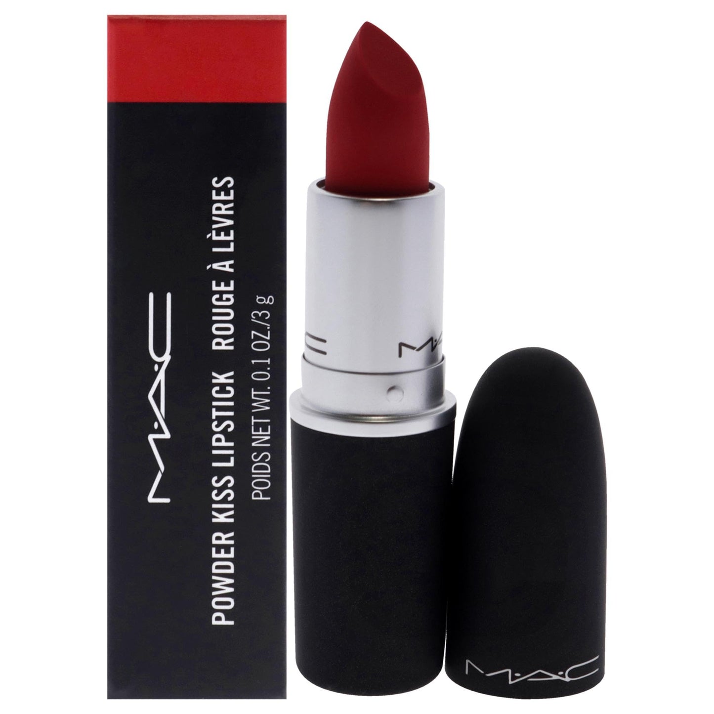 MAC Powder Kiss Lipstick - 929 You Re Buggin Lady Lipstick Women 0.1 oz