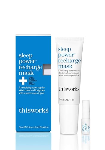 This Works Sleep Power Recharge Mask, 50ml, Plumping Treatment, Unisex Skin Treatment Mask