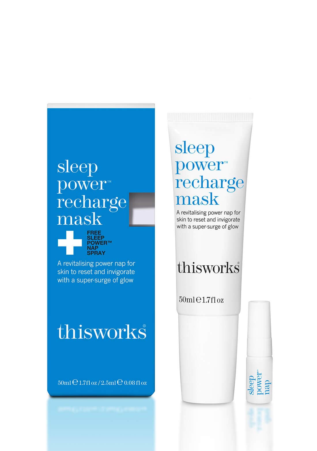 This Works Sleep Power Recharge Mask, 50ml, Plumping Treatment, Unisex Skin Treatment Mask