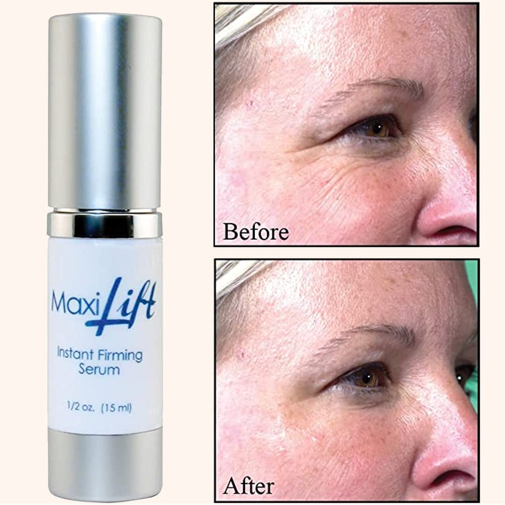Maxilift Instant Firming Serum by Biologic Solutions (2 Pack) 0.5 ounce bottle.