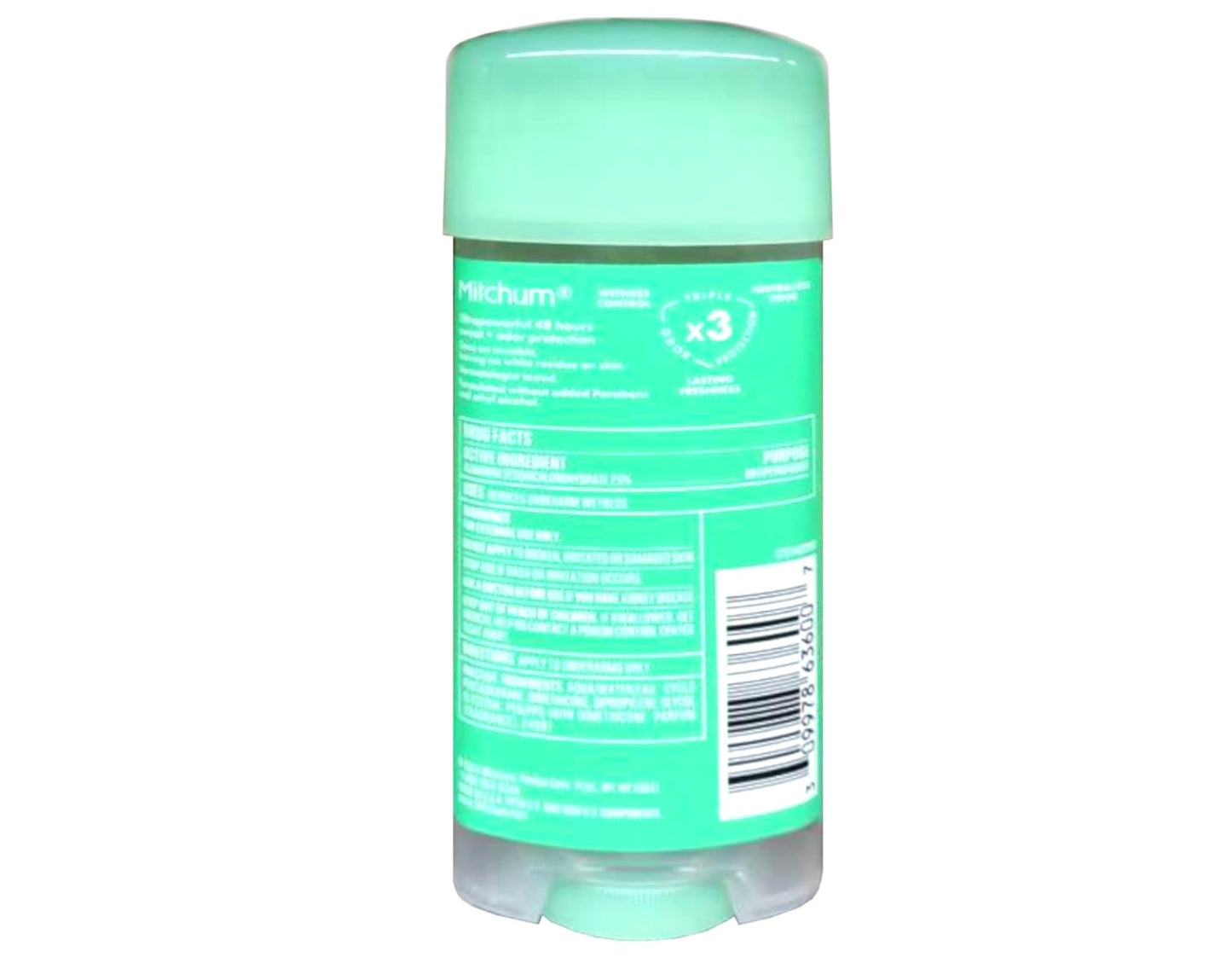 Mitchum For Women Anti-Perspirant Deodorant Clear Gel Powder Fresh, 3.40 oz, 8-Pack Beauty and Personal Care Mitchum