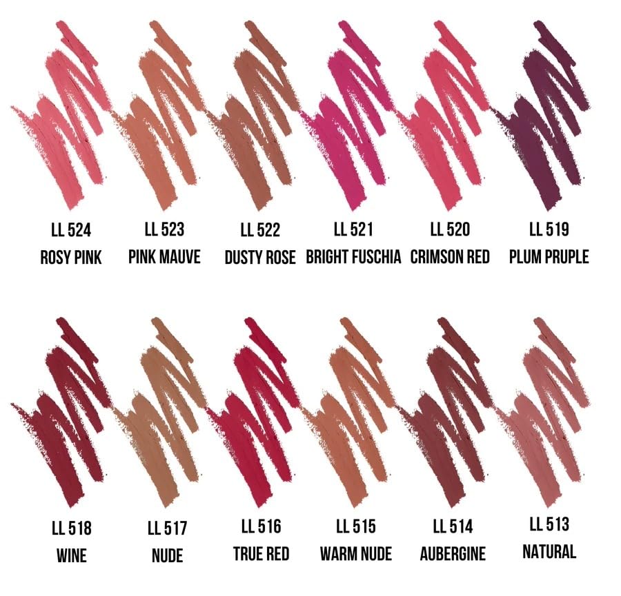 Kokie Cosmetics Mechanical Lip Liner, Dusty Rose, 0.012 Ounce
