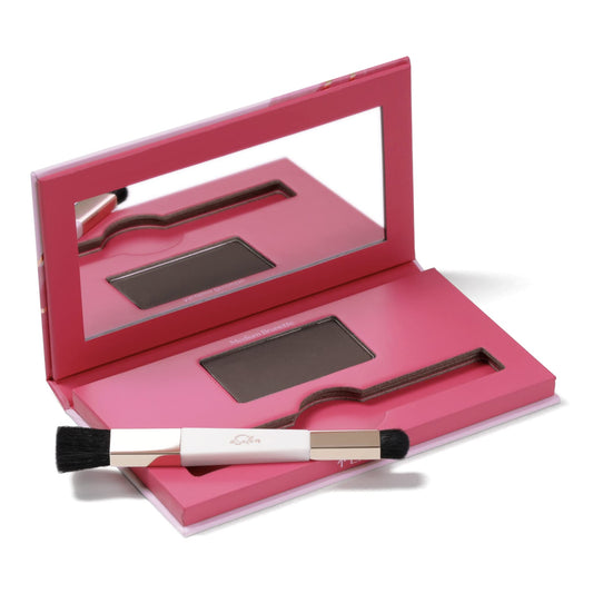 eSalon Root Touch Up + Brow Powder, Conceal & Cover (Medium Brunette) - Hairline Powder for Women - Scalp Concealer & Filler for Thinning & Gray Hair Beauty & Personal Care eSalon