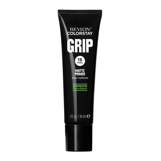 Revlon ColorStay Grip Primer, Mattifying, Blurring & Oil Absorbing Face Makeup, Absorbs Sebum, Blurs Imperfections and Reduces Pore Appearance, 1 Fl