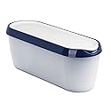 Tovolo Ice Cream Containers for Homemade Ice Cream, Glide-A-Scoop (1.5 Qt, Deep Indigo) - Stackable Ice Cream Storage Containers for Freezer…