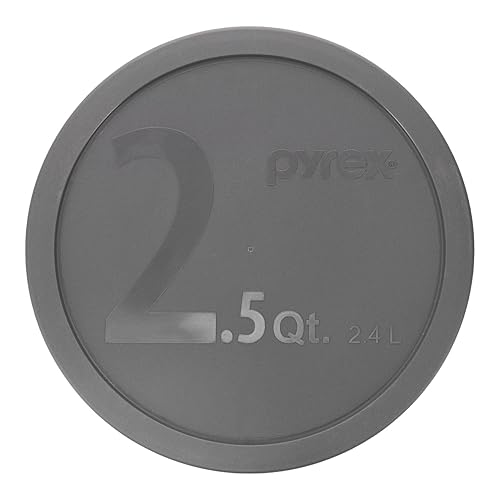 Pyrex 325-PC 2.5qt Puddle Gray Food Storage Replacement Lid - Made in USA