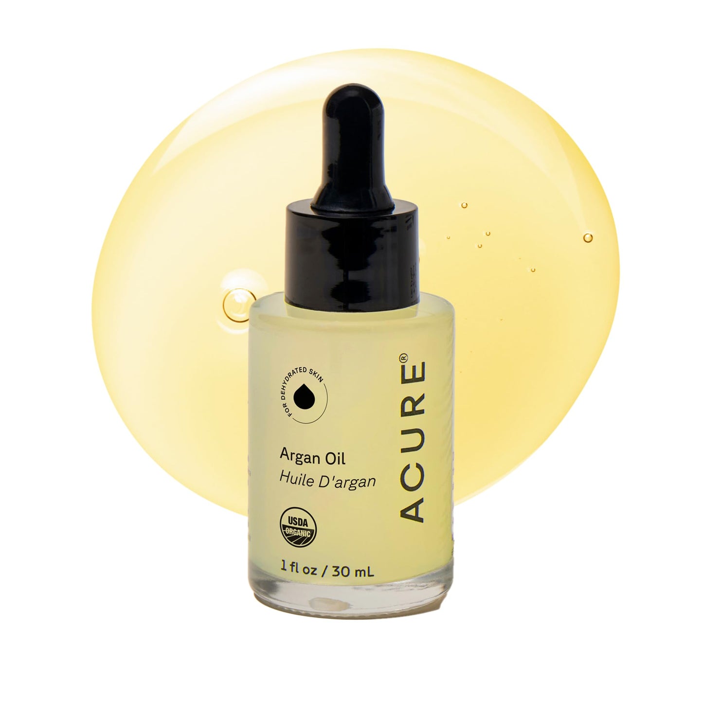 Acure The Essentials Argan Oil - Organic Argan Oil for Hair & Skin, Pure Nourishing Moisture Treatment for Face & Body, Carrier Oil for Essential