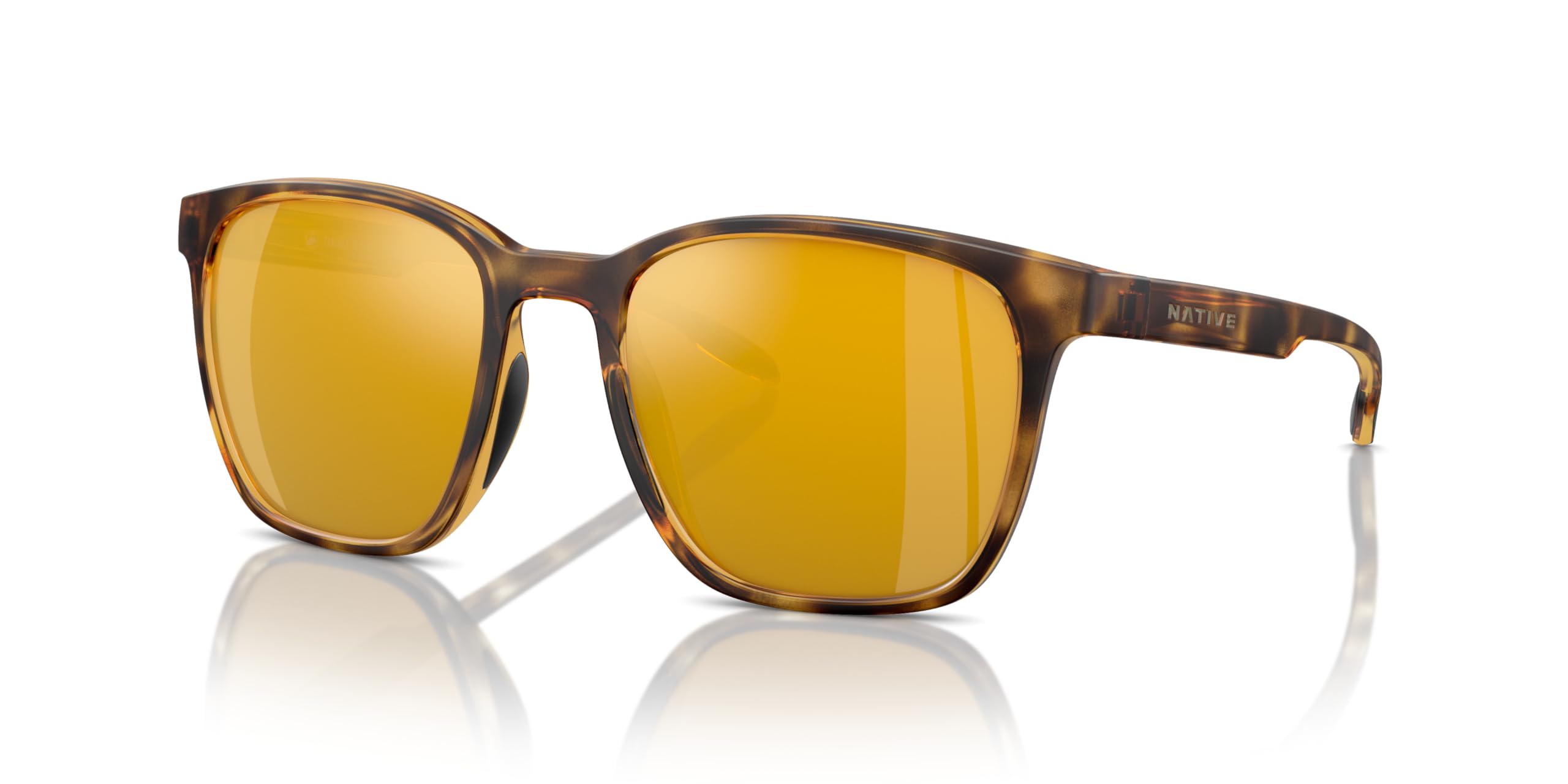 Native Unisex Sunglasses Matte Tortoise Frame, Bronze Reflex– MarvelsAura