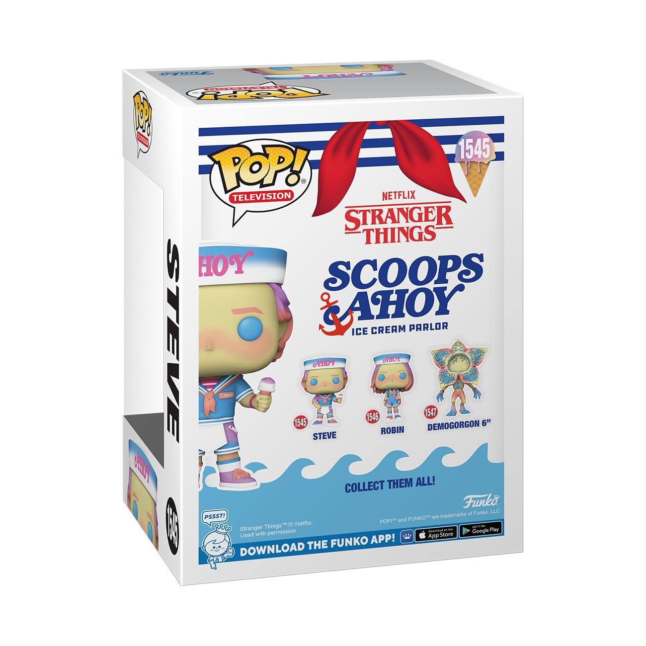 Funko POP! TV: Stranger Things - Steve Harrington - Stranger Thingseve - (Scoops Ahoy) - Collectable Vinyl Figure - Gift Idea - Official Merchandise…