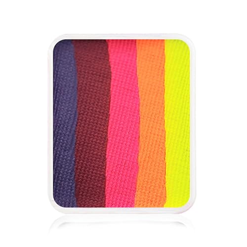 Kraze FX Face Paint Palette Refill - Royal Sunset Face Paint (6 gm) - Hypoallergenic, Non-Toxic, Water Activated Professional Face & Body Painting