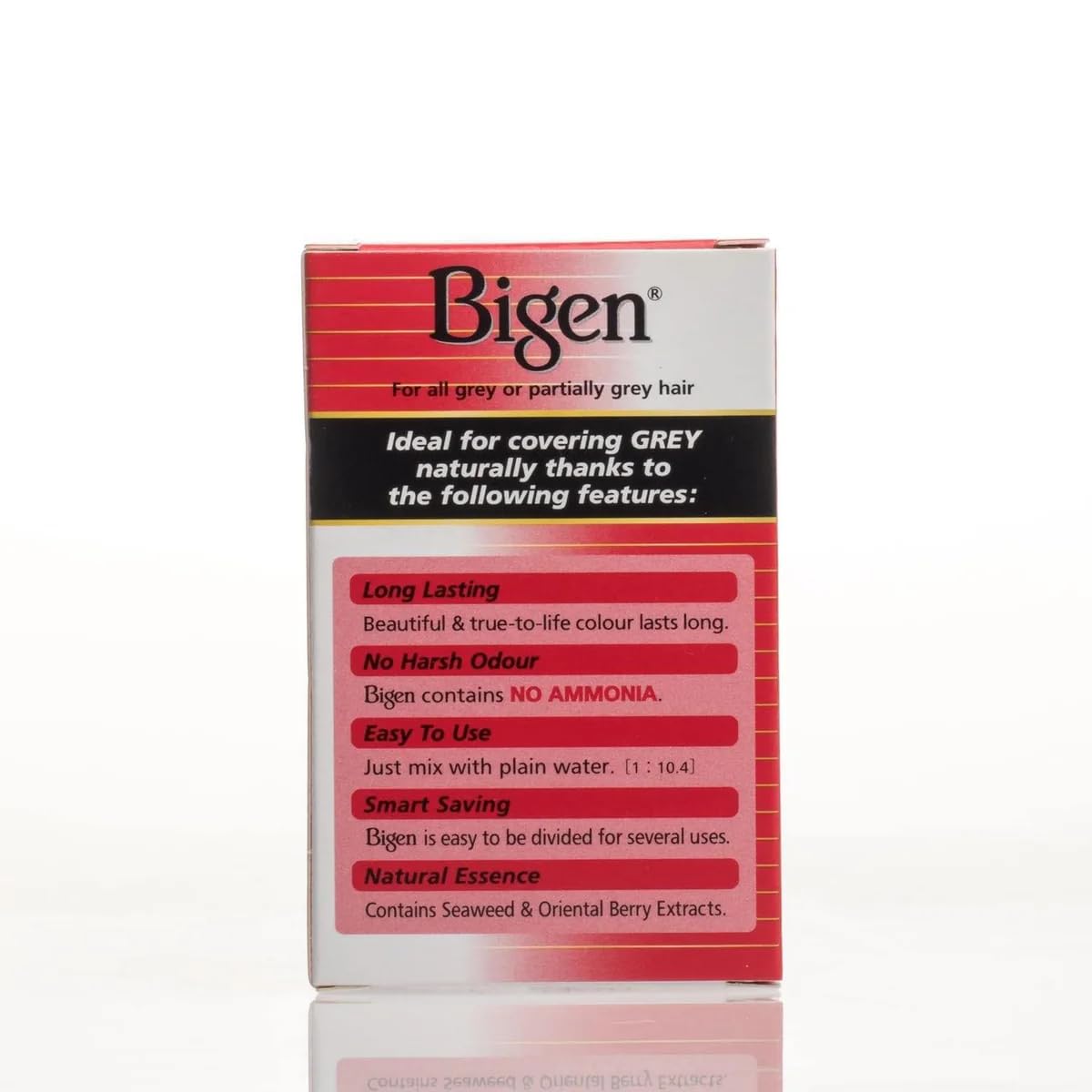 Bigen Permanent Powder Hair Color 96 Deep Burgundy 1 ea 0.21 oz (Pack of 6)