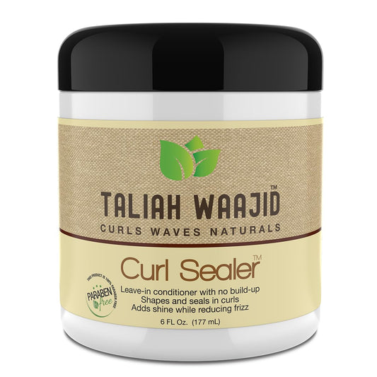Taliah Waajid Curls Waves Natural - Curl Sealer | Leave-in-Conditioning | Shapes and Seals in Curls | No Build-up or Frizz | Stops Frizz, Adds Shine |