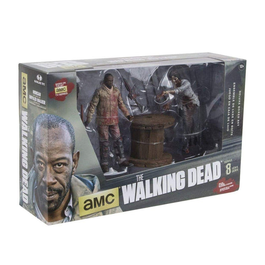 Walking Dead Tv Morgan With Impaled Walker And Spike Trap Deluxe Box Full Case Reduction - Full Case Discount