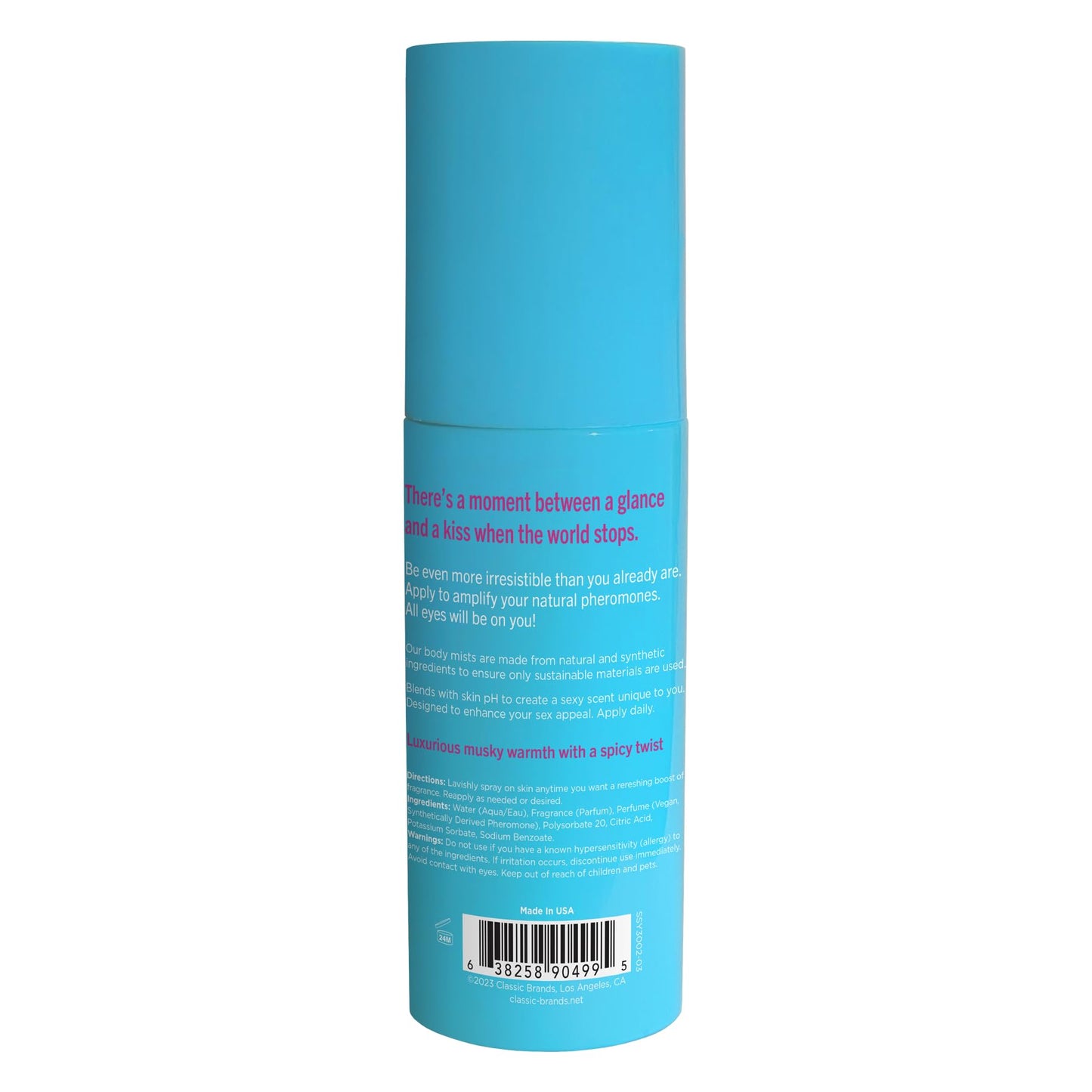 Simply Sexy Affirmations Let's Lock Lips Pheromone Body Mist for Women - Soft Floral Scent with Notes of Natural Bergamot, Lemon, Cardamon, Mimosa and