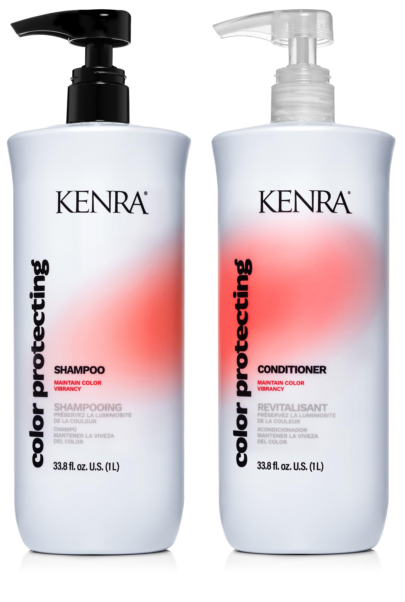 Kenra Professional Color Protecting Shampoo & Conditioner Set |Color Safe | Maintain Over 95% Color Vibrancy Through 40 Washes |Enhances Shine |