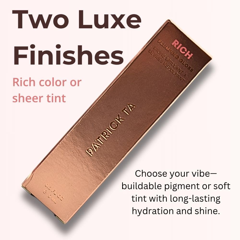 PATRICK TA Major Volume Plumping Lip Gloss - Say Less - Rich Milky Pink, Superficial