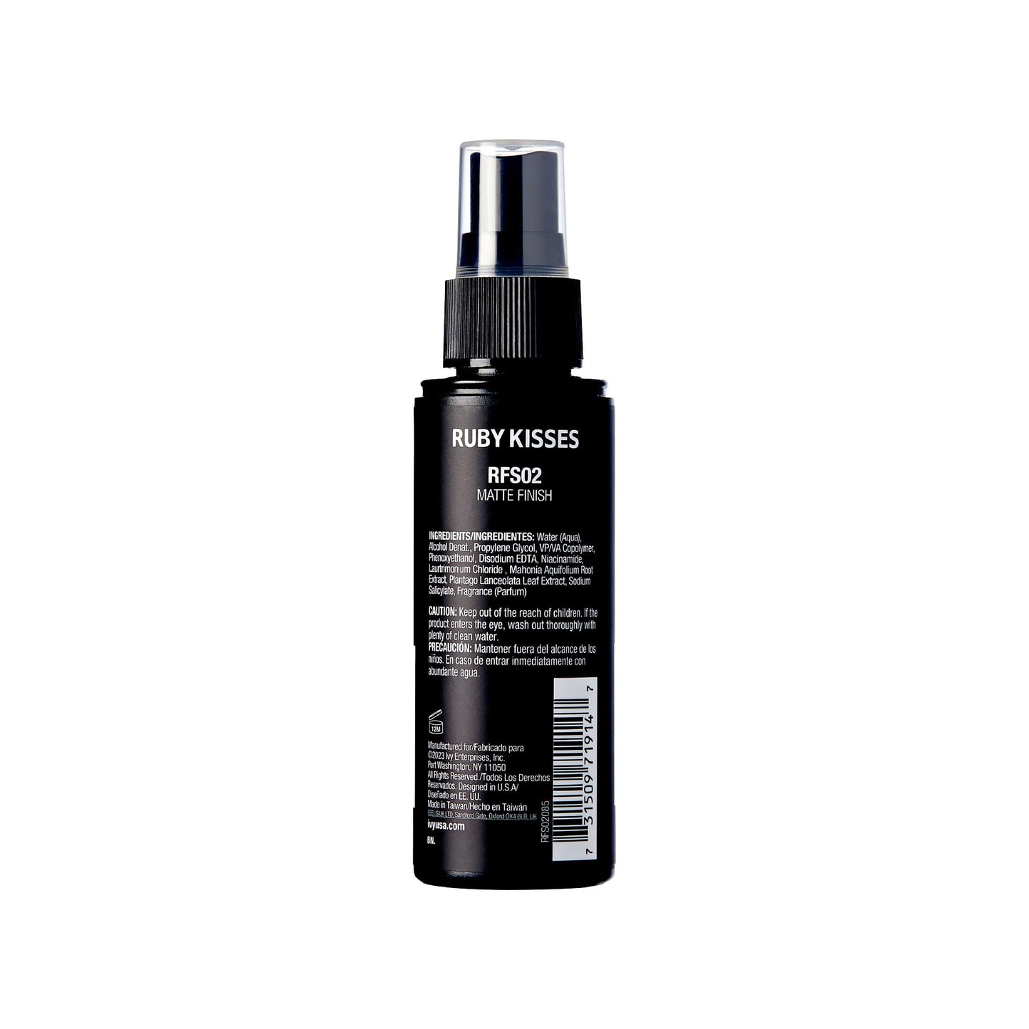 Ruby Kisses 24Hr Never Touch Up Matte Finish Setting Spray 1.69 Fl Oz