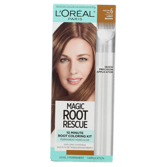 Loreal Root Rescue #6 Light Brown Shade, Size 1ct