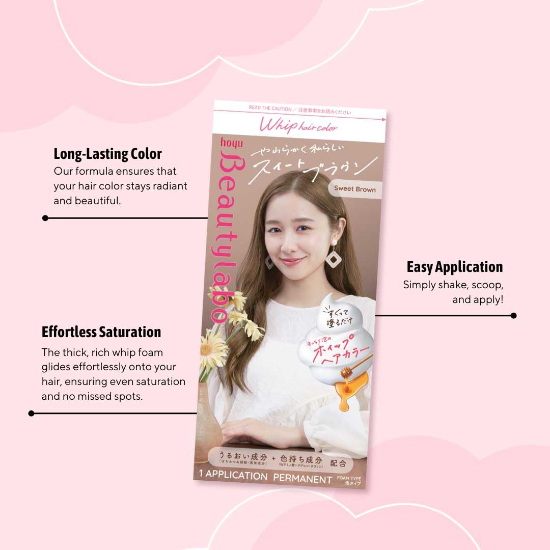 Hoyu Beautylabo Whip Sakura Pink - 2 Pack