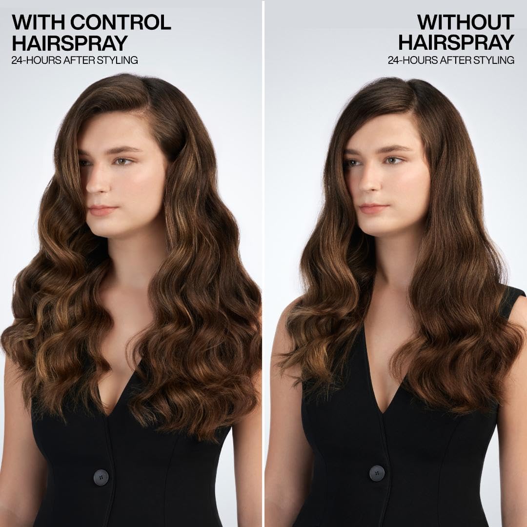Redken Control Hairspray 28 For All Hair Types - Provides Long-Lasting Anti-Frizz Protection, Humidity Resistance and Long-Lasting Style Memory