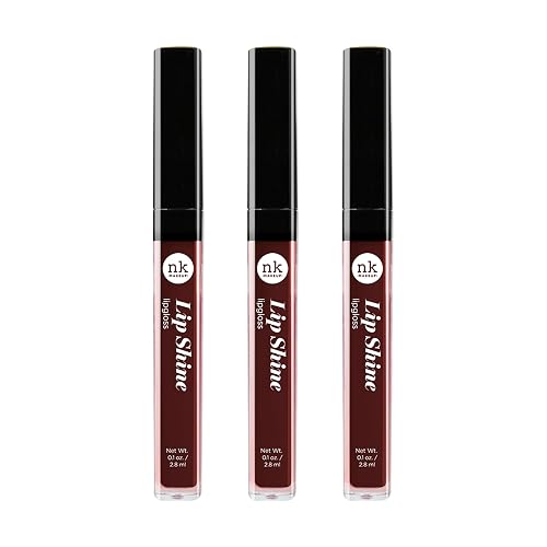 NICKA K NEW YORK Lipshine, Cosmetics, vibrant colors, bright colors, shining lips, lip shine, long lasting (AMZ260)